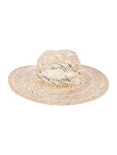 Pre-owned Jenni Kayne Sun Hat In Neutrals