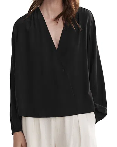 Jenni Kayne Sydney Silk Top In Black