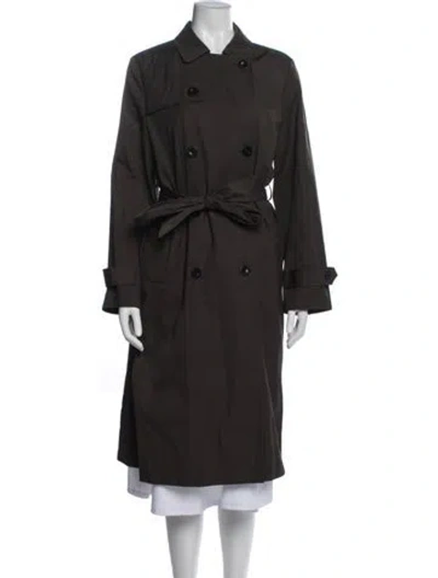 Pre-owned Jenni Kayne Trench Coat In Blue