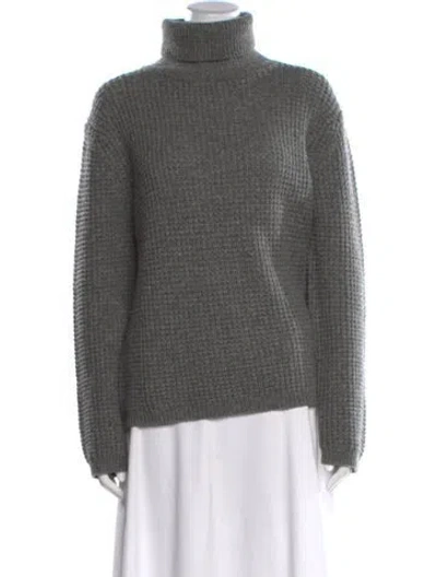 Pre-owned Jenni Kayne Turtleneck Sweater In Gray