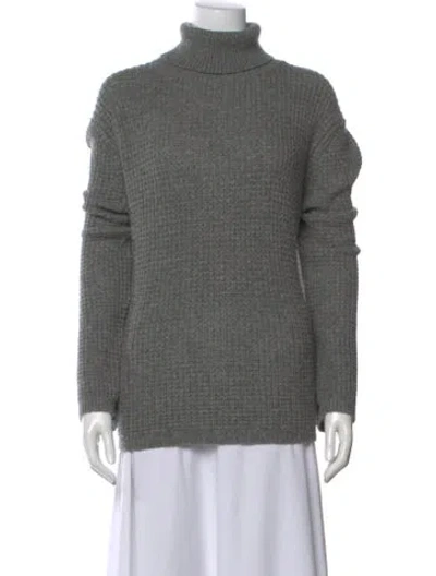 Pre-owned Jenni Kayne Turtleneck Sweater In Gray