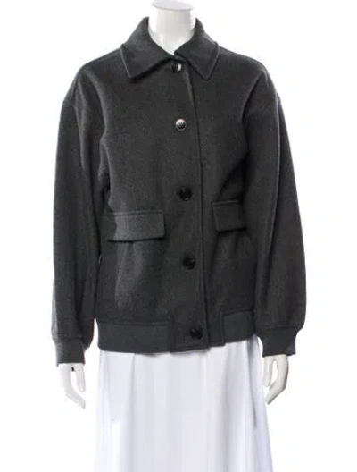 Pre-owned Jenni Kayne Utility Jacket In Gray