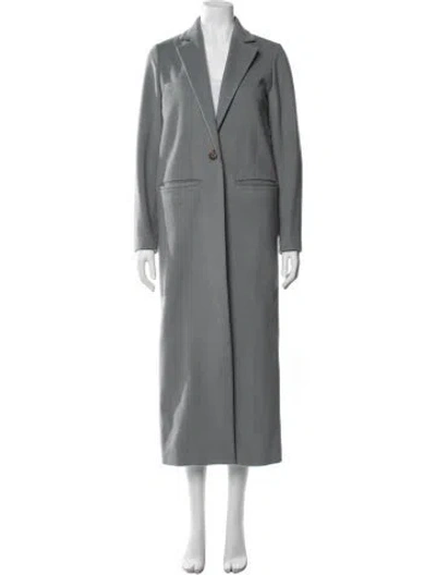 Pre-owned Jenni Kayne Virgin Wool Coat In Gray