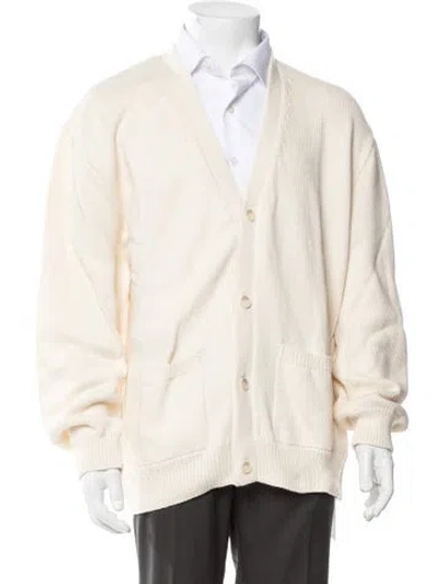Pre-owned Jenni Kayne V-neck Long Sleeve Cardigan In Neutral