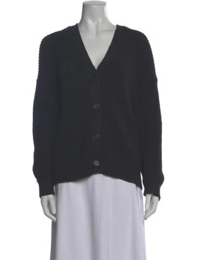 Pre-owned Jenni Kayne V-neck Sweater In Grey