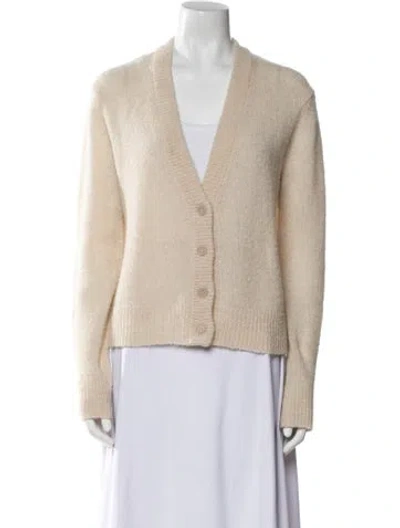 Pre-owned Jenni Kayne V-neck Sweater In Neutral
