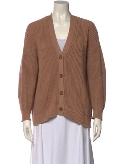 Pre-owned Jenni Kayne V-neck Sweater In Neutral