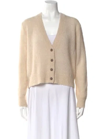 Pre-owned Jenni Kayne V-neck Sweater In Neutral