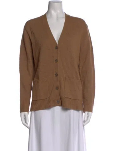 Pre-owned Jenni Kayne V-neck Sweater In Neutral