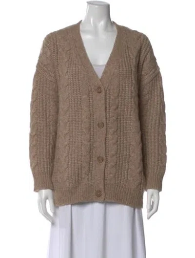 Pre-owned Jenni Kayne V-neck Sweater In Neutral
