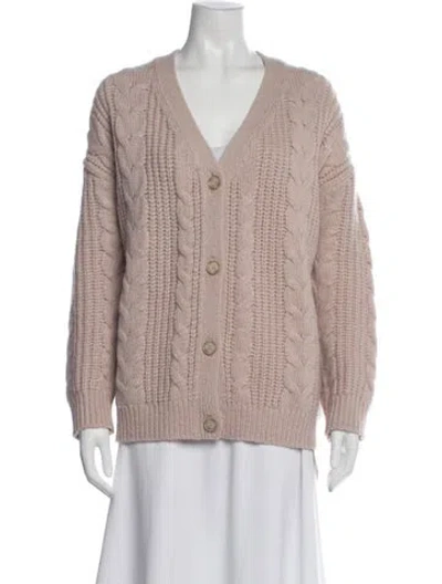 Pre-owned Jenni Kayne V-neck Sweater In Purple