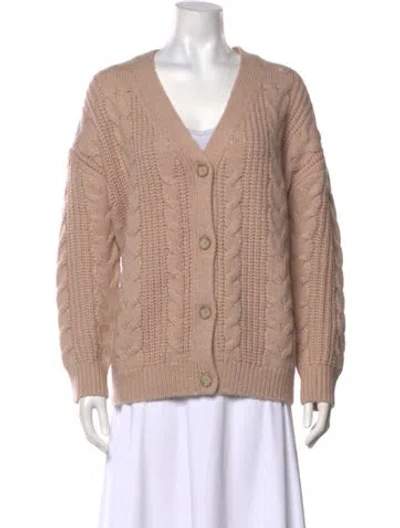 Pre-owned Jenni Kayne V-neck Sweater W/ Tags In Neutral