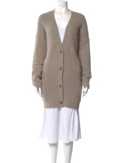 Pre-owned Jenni Kayne V-neck Sweater W/ Tags In Neutral
