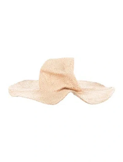 Pre-owned Jenni Kayne Wide Brim Sun Hat In Neutrals