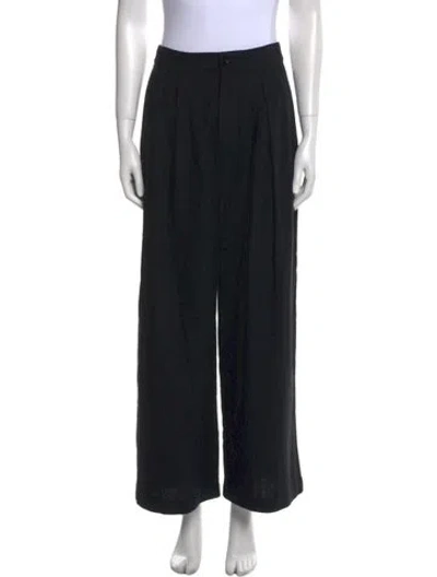 Pre-owned Jenni Kayne Wide Leg Pants In Black