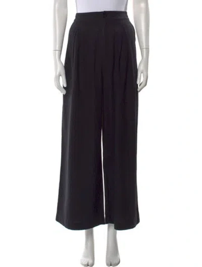 Pre-owned Jenni Kayne Wide Leg Pants In Black