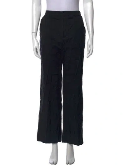 Pre-owned Jenni Kayne Wide Leg Pants In Black