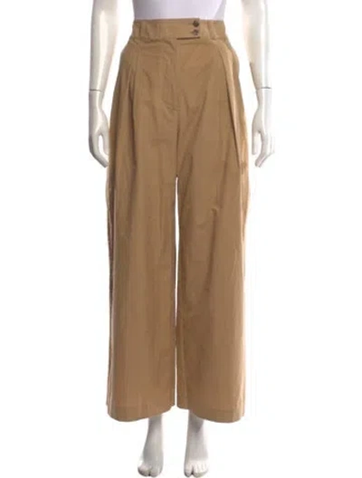 Pre-owned Jenni Kayne Wide Leg Pants In Brown