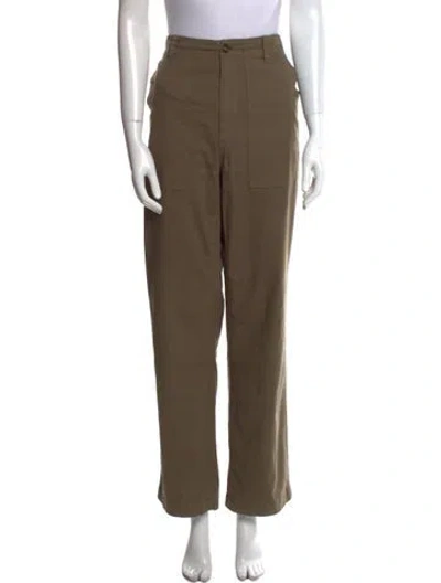 Pre-owned Jenni Kayne Wide Leg Pants In Green