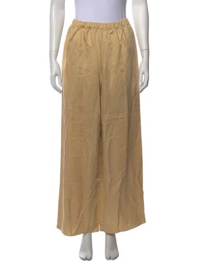 Pre-owned Jenni Kayne Wide Leg Pants In Neutral