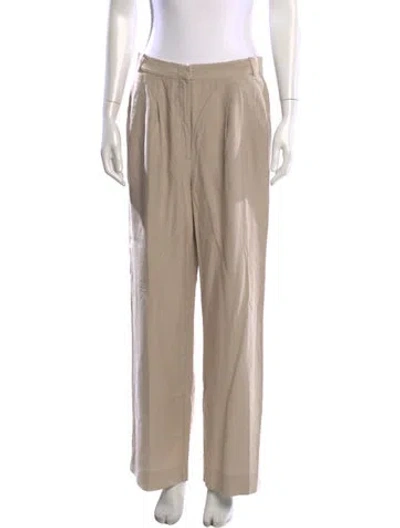 Pre-owned Jenni Kayne Wide Leg Pants In Neutral