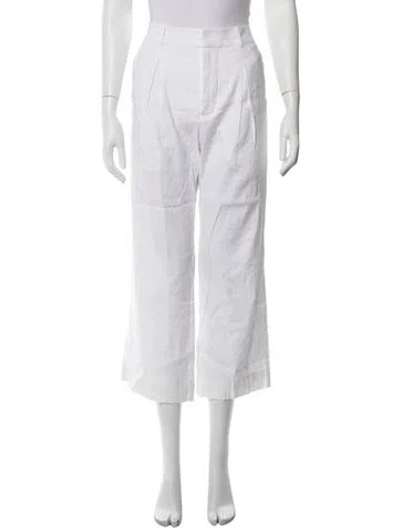 Pre-owned Jenni Kayne Wide Leg Pants In White