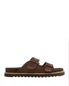 Jenni Kayne Women's Hutton Suede Slide Sandals In Brown