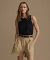 Jenni Kayne Merino Wool Tank Top In Black