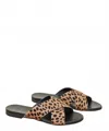 Jenni Kayne Women's Pony Crossover Sandal In Cheetah In Multi