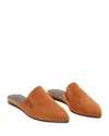 Jenni Kayne Suede Mules Saddle 41 In Saddle