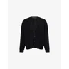 Jenni Kayne Womens  Cocoon V-neck Cashmere Cardigan In Black