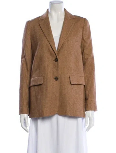 Pre-owned Jenni Kayne Wool Blazer In Brown