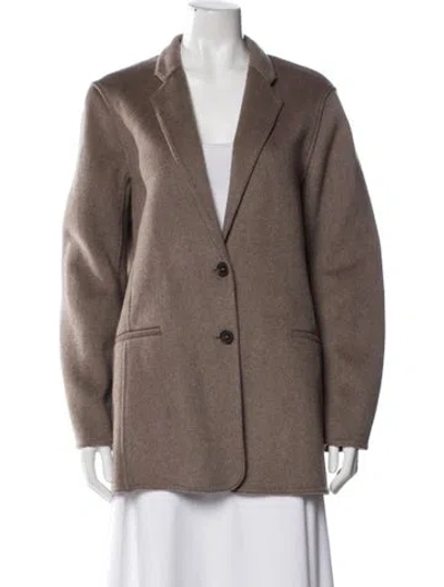Pre-owned Jenni Kayne Wool Blazer In Gray
