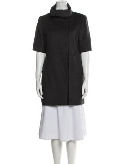 Pre-owned Jenni Kayne Wool Coat In Gray