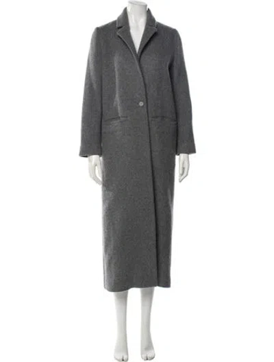 Pre-owned Jenni Kayne Wool Coat In Gray