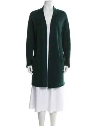 Pre-owned Jenni Kayne Wool Coat In Green