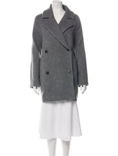Pre-owned Jenni Kayne Wool Coat In Grey