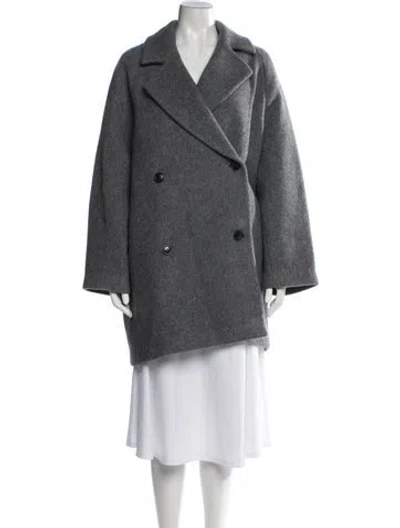 Pre-owned Jenni Kayne Wool Coat In Grey