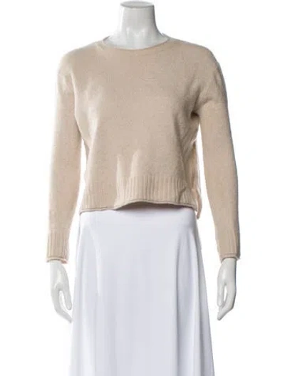 Pre-owned Jenni Kayne Wool Crew Neck Sweater In Neutral