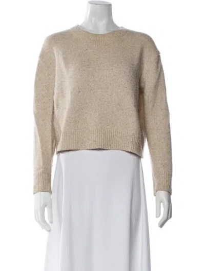 Pre-owned Jenni Kayne Wool Crew Neck Sweater In Neutral