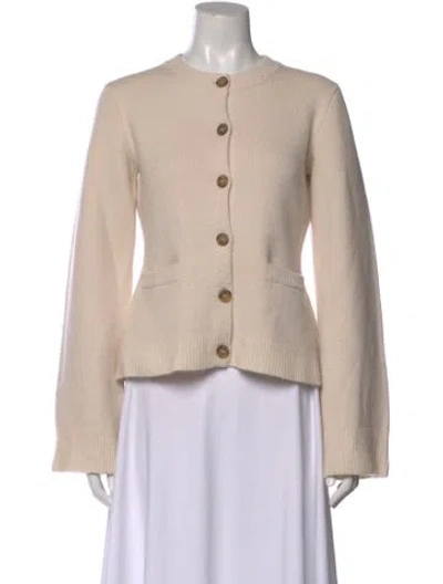 Pre-owned Jenni Kayne Wool Crew Neck Sweater In Neutral