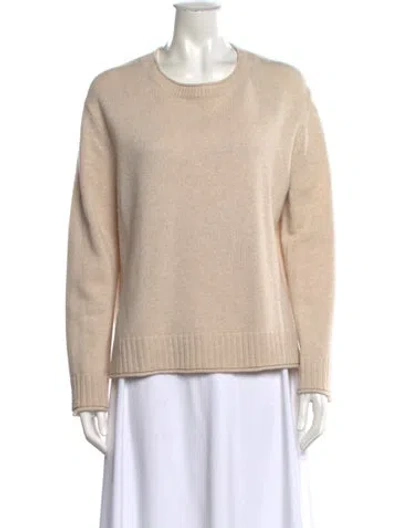 Pre-owned Jenni Kayne Wool Crew Neck Sweater In Neutrals