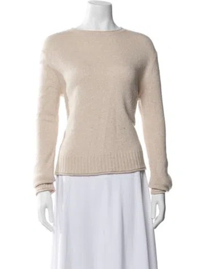 Pre-owned Jenni Kayne Wool Crew Neck Sweater In Pink