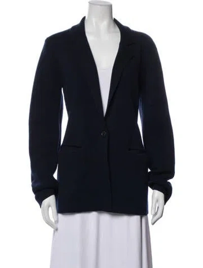 Pre-owned Jenni Kayne Wool Jacket In Blue