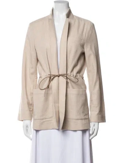 Pre-owned Jenni Kayne Wool Jacket In White