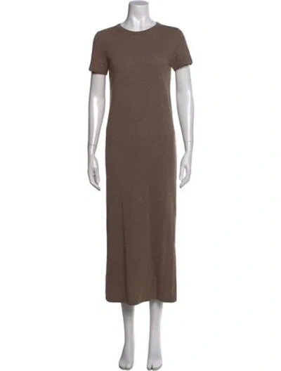 Pre-owned Jenni Kayne Wool Long Dress In Brown