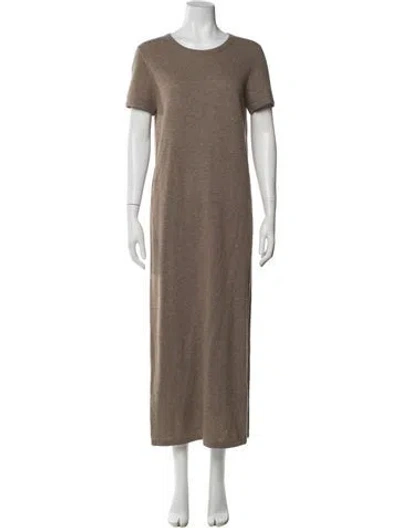 Pre-owned Jenni Kayne Wool Long Dress In Neutral
