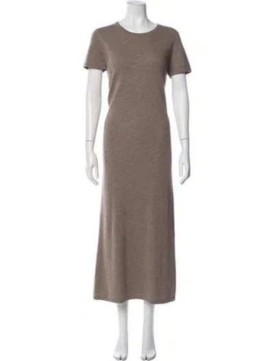 Pre-owned Jenni Kayne Wool Long Dress In Neutral