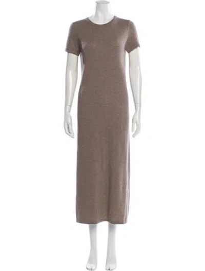 Pre-owned Jenni Kayne Wool Long Dress In Neutral