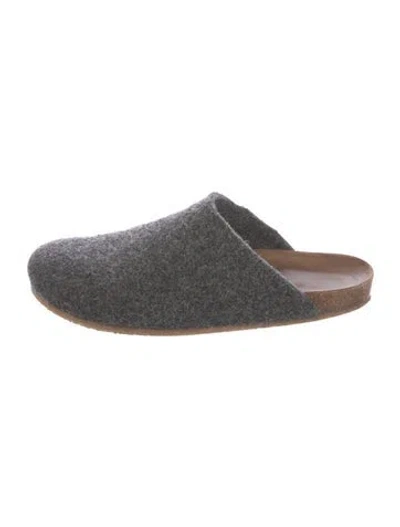 Pre-owned Jenni Kayne Wool Mules In Gray